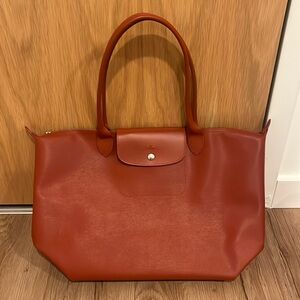 Le Pliage City Large Coated Canvas Tote Bag